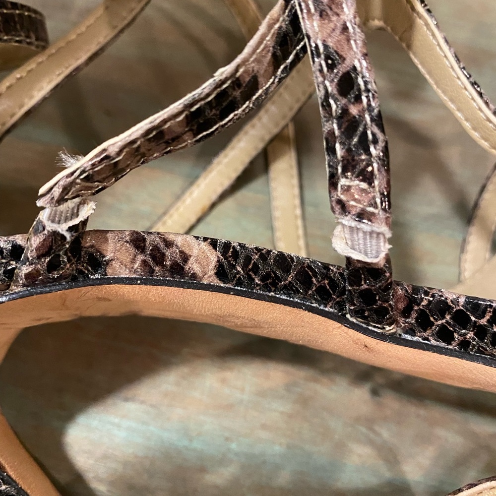 Saks Fifth Ave strappy heels - Picture 9 of 11